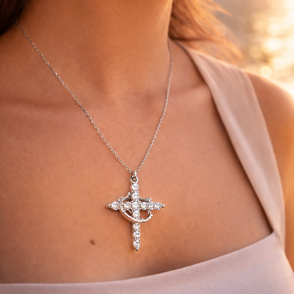 Crown Cross Necklace™