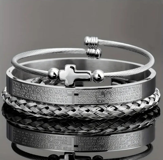 FaithBound Cross Bracelet Set™