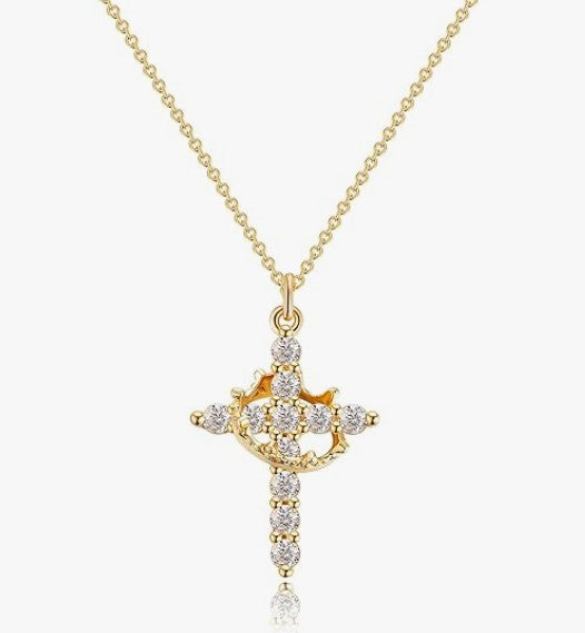 Crown Cross Necklace™